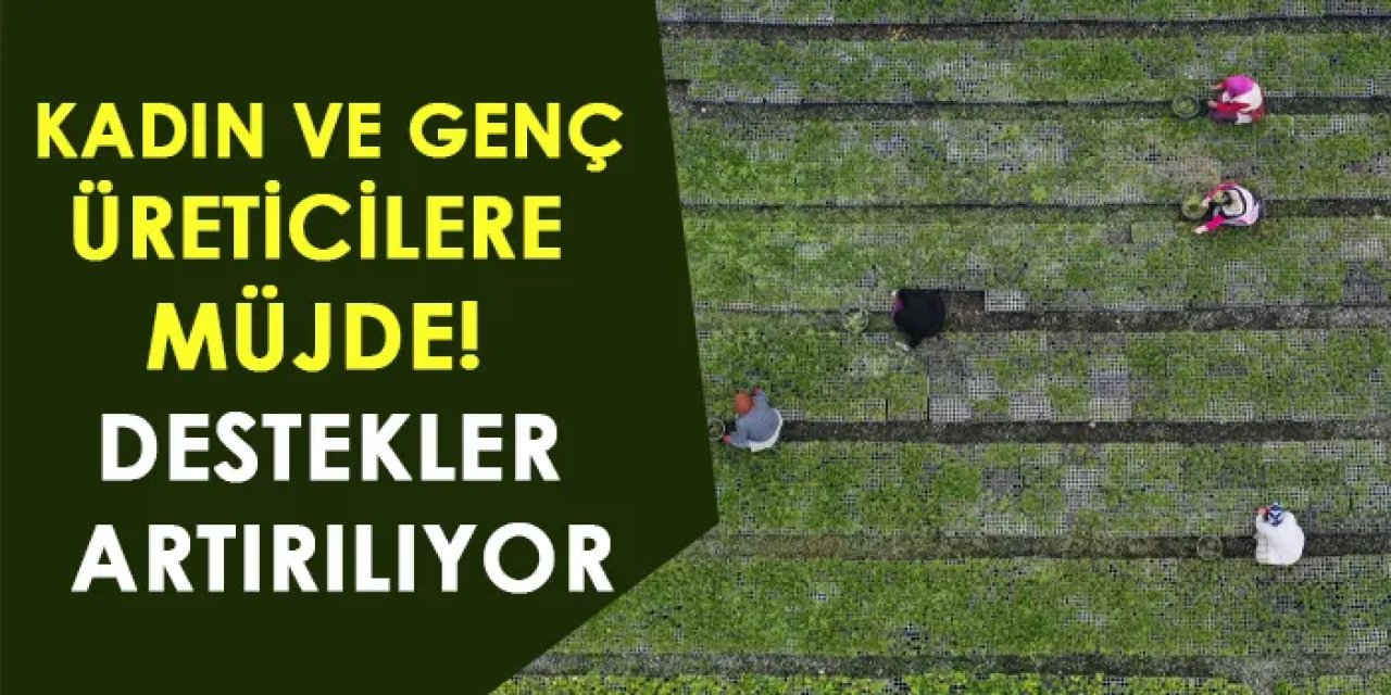 Kadın ve genç üreticilere müjde! Destekler artırılıyor