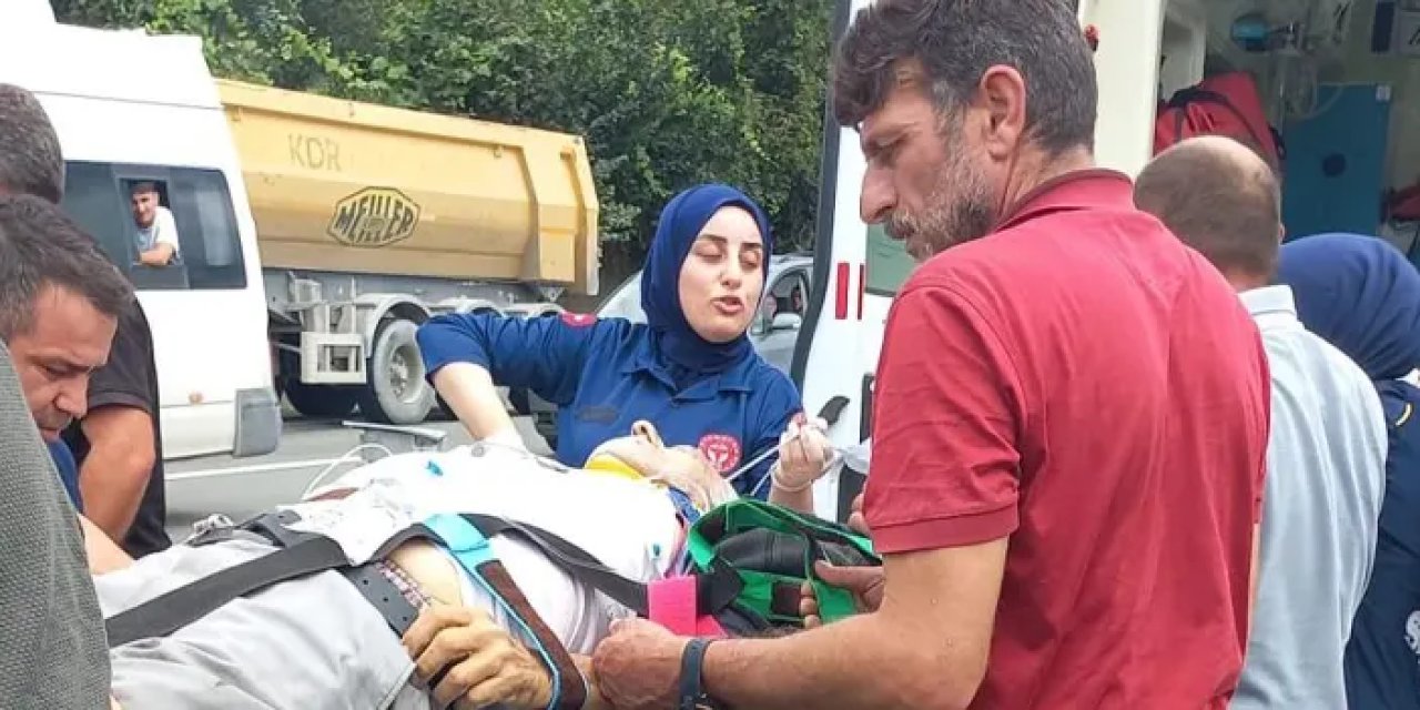 Rize’de feci kaza! 1’i ağır 2 yaralı var