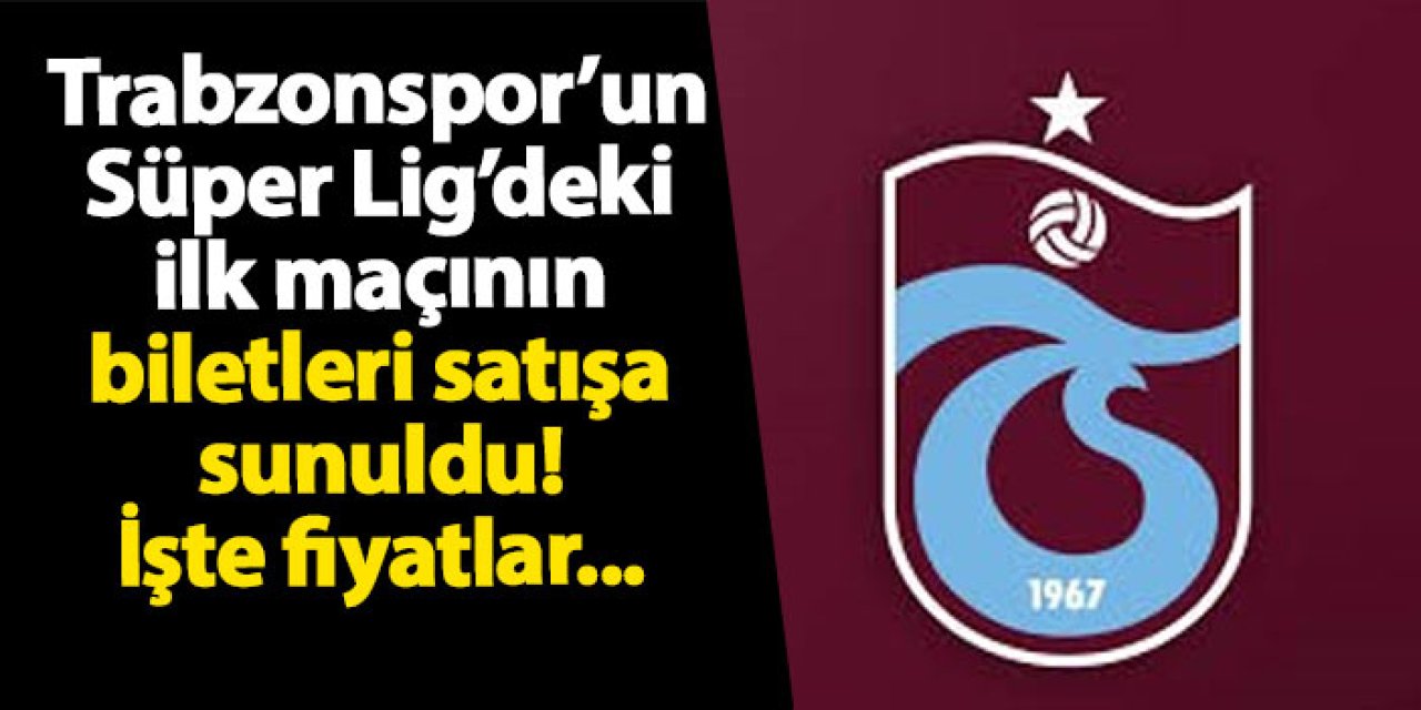 Sivasspor maçı biletleri satışa sunuldu! İşte Trabzonspor taraftarları için belirlenen fiyat