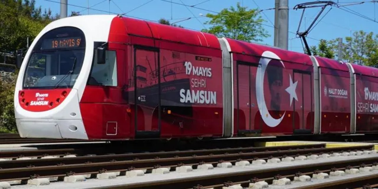 Samsun’da tramvaylar 13,5 milyon yolcu taşıdı