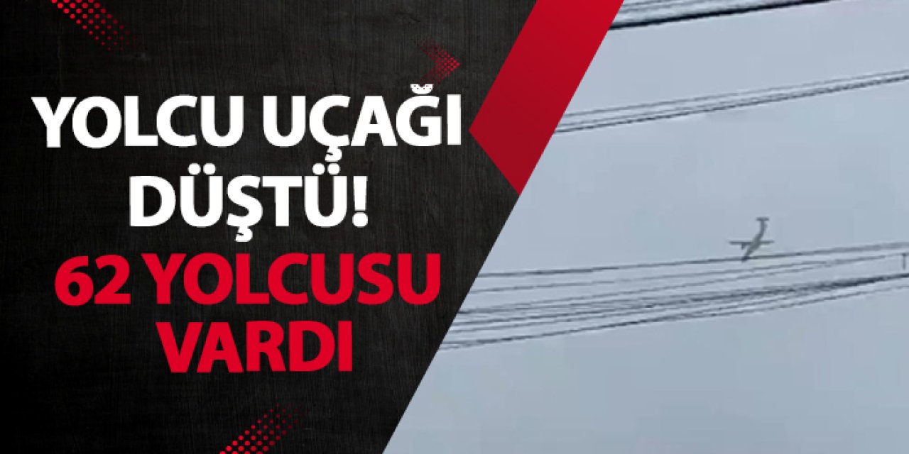 Brezilya'da yolcu uçağı düştü! 62 yolcusu vardı