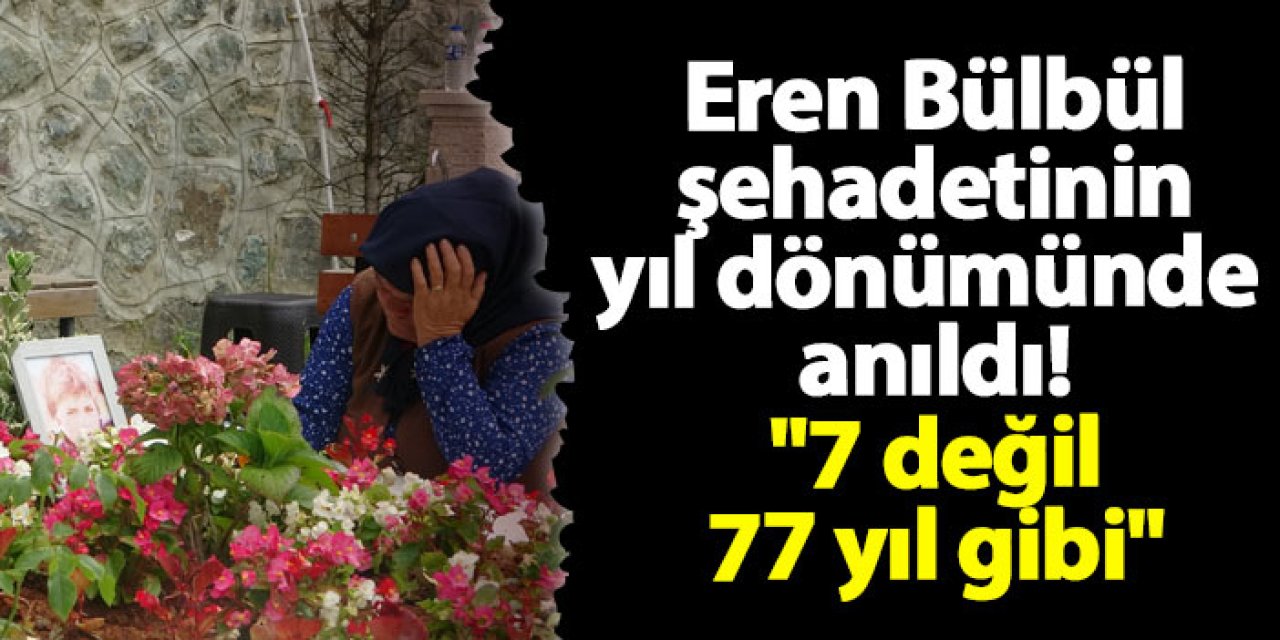 Trabzon'da Eren Bülbül şehadetinin yıl dönümünde anıldı! ""7 değil 77 yıl gibi"