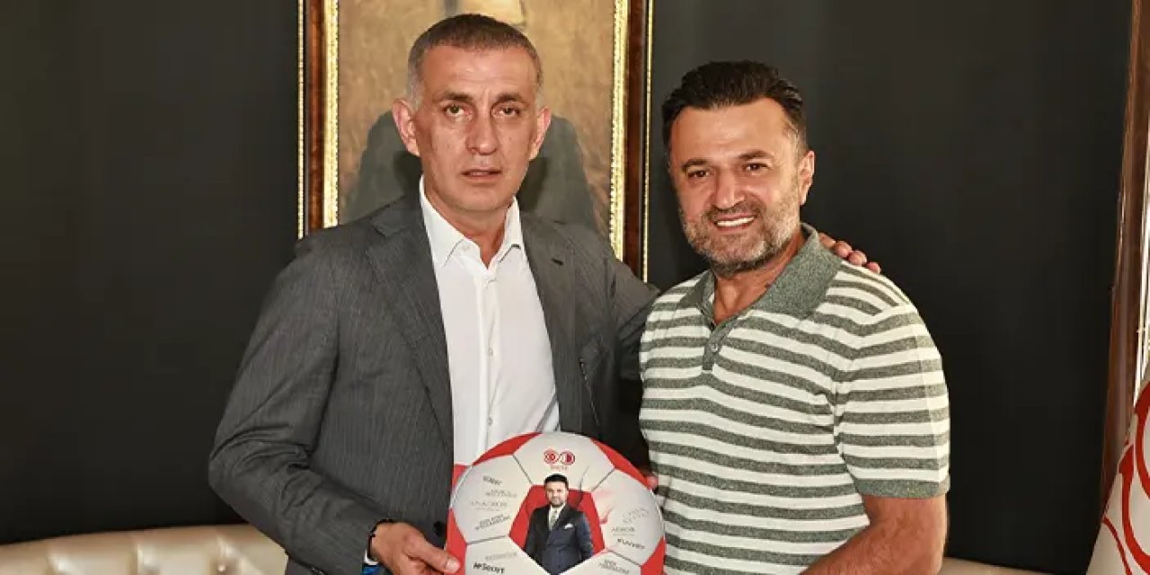 TFF Başkanı Hacıomanoğlu'ndan Trabzonspor maçı öncesi Sivasspor'a ziyaret