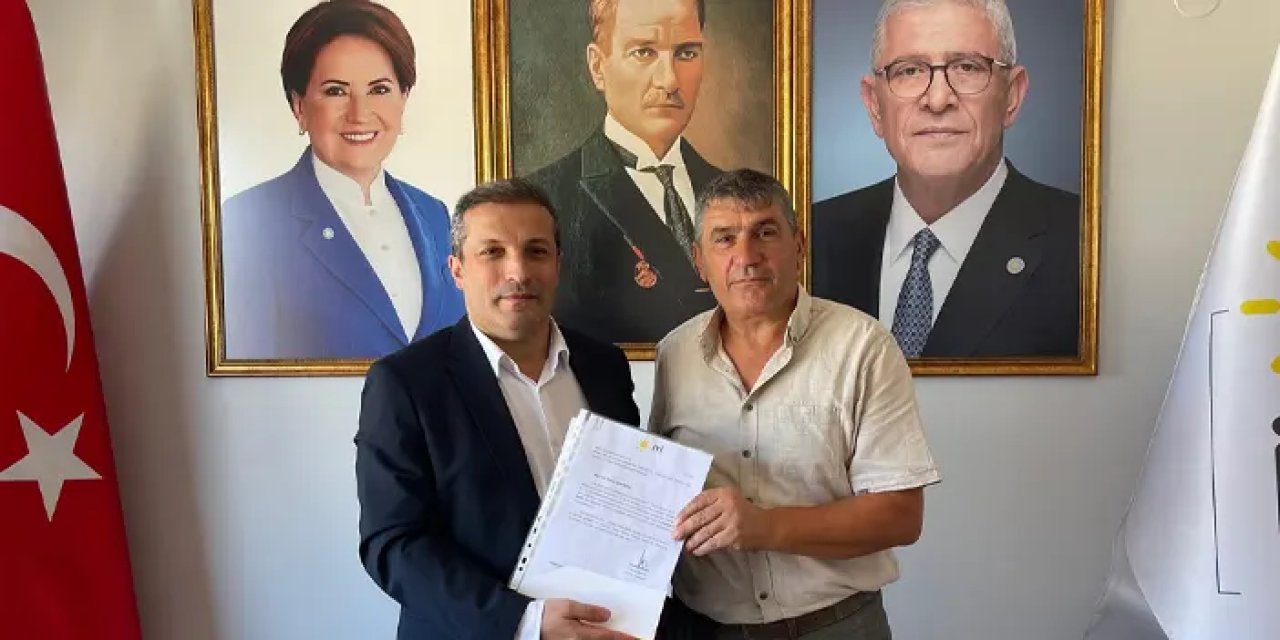 İYİ Parti Araklı'da yeni ilçe başkanı Ali Osman Gümüş