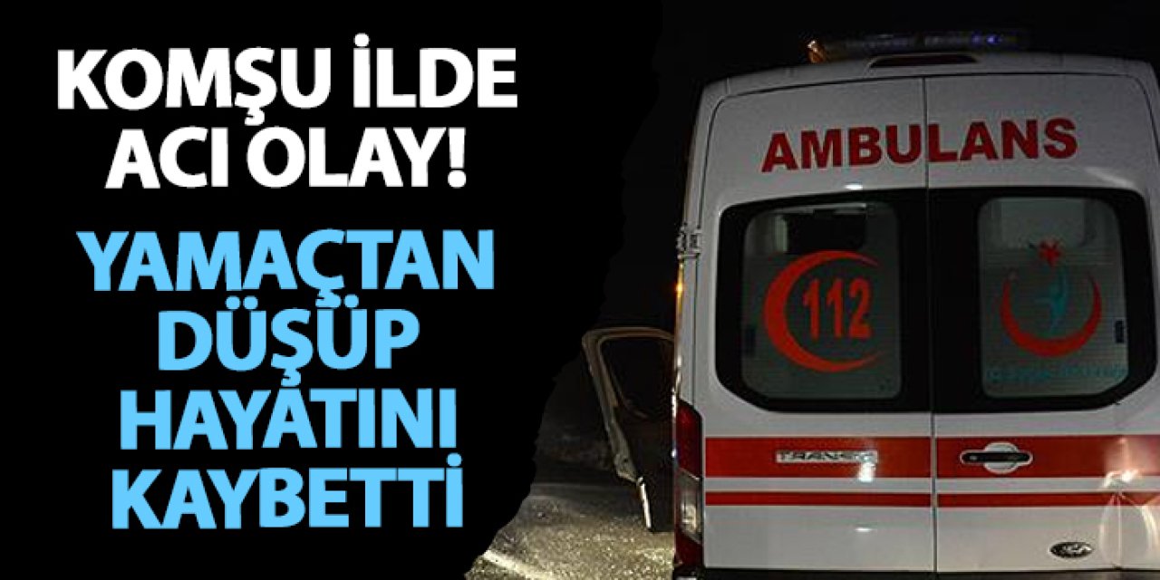 Giresun’da acı olay! Yamaçtan düşüp hayatını kaybetti