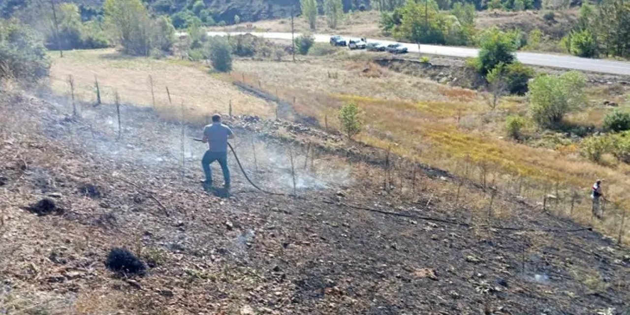 Gümüşhane’de yangın önlendi!