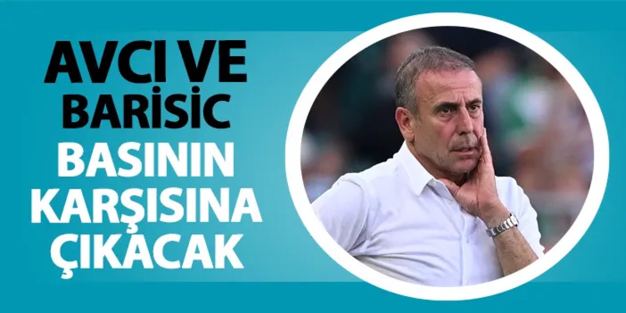 Trabzonspor'da Avcı ve Barisic konuşacak