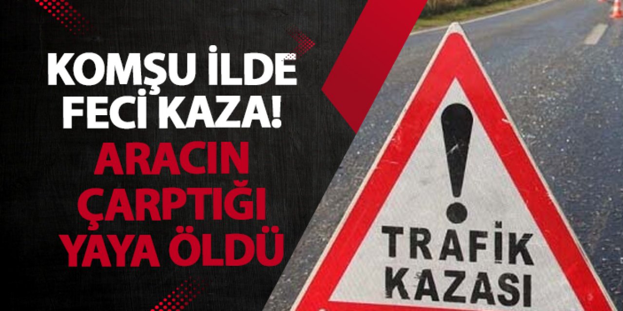 Giresun’da feci kaza! Aracın çarptığı yaya öldü