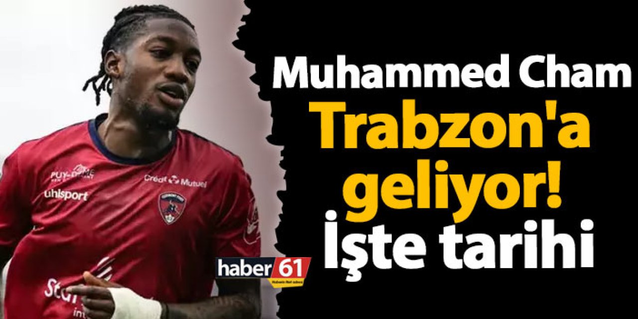 Trabzonspor'un anlaşmaya vardığı Muhammed Cham Trabzon'a geliyor! İşte tarihi