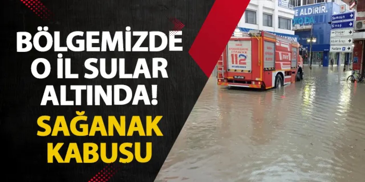 Samsun sular altında! Sağanak kabusu