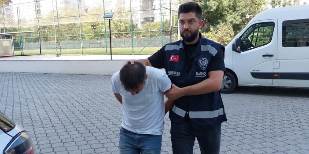 Samsun’da polis takibi sonucu yakalandı!