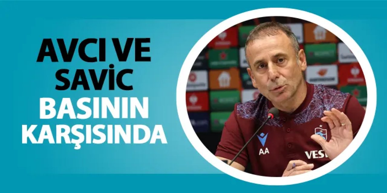 Trabzonspor'da St. Gallen maçına doğru! Avcı ve Savic konuşacak