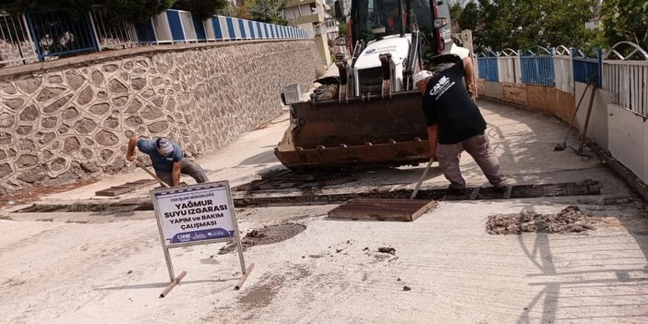 Samsun Canik'te sağanağa karşı önlem