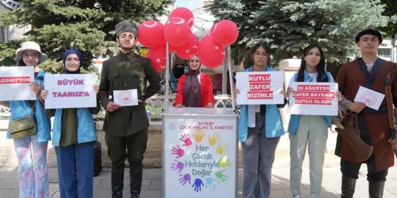 Bayburt’ta 30 Ağustos kutlamasında özel farkındalık