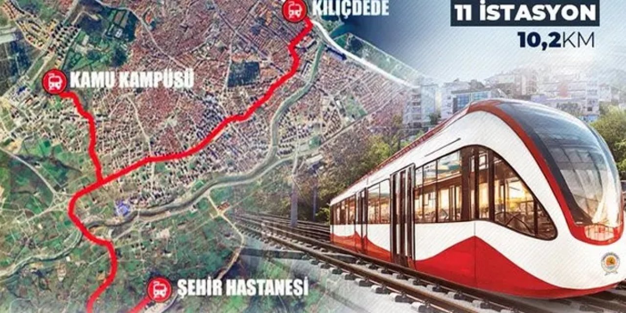 Samsun’a yeni tramvay hattı!