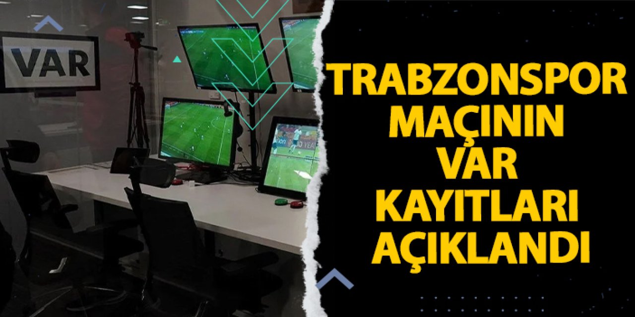 Eyüpspor - Trabzonspor maçındaki tartışmalı pozisyonun VAR kaydı yayınlandı! "Aldatma var..."