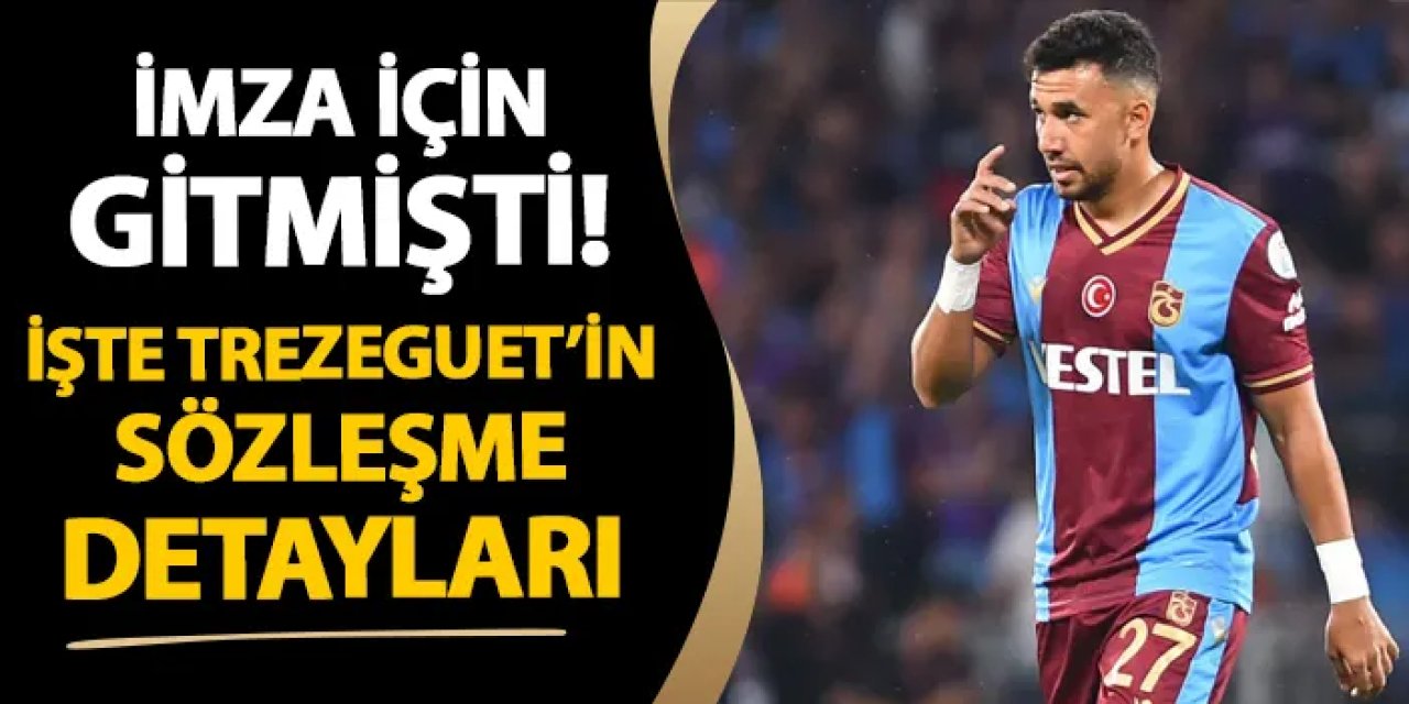 Trabzonspor'da Trezeguet imzaya gitmişti! İşte sözleşme detayları...