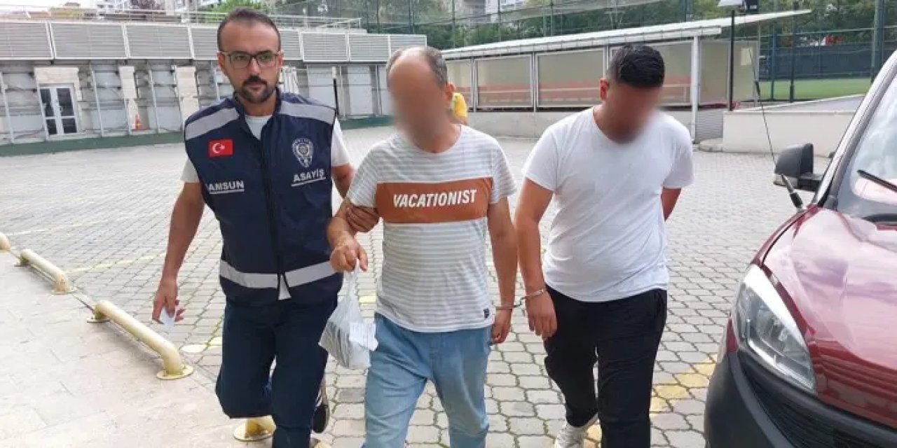 Samsun’da çöp kovalarını çalan hurdacılar yakalandı