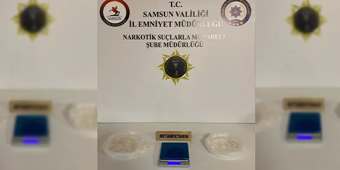 Samsun'da Narkotik operasyonu! 1 kişi gözaltında