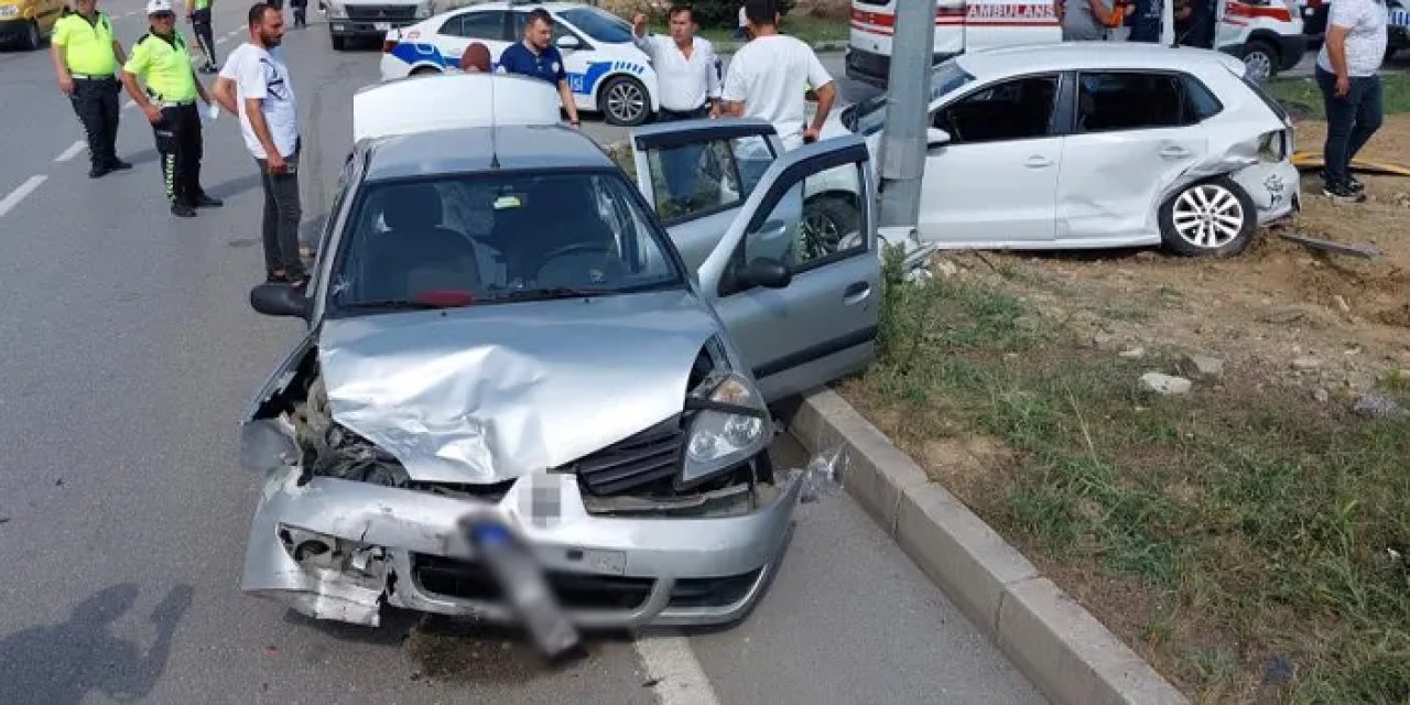 Samsun’da araçlar çarpıştı! 7 kişi yaralandı