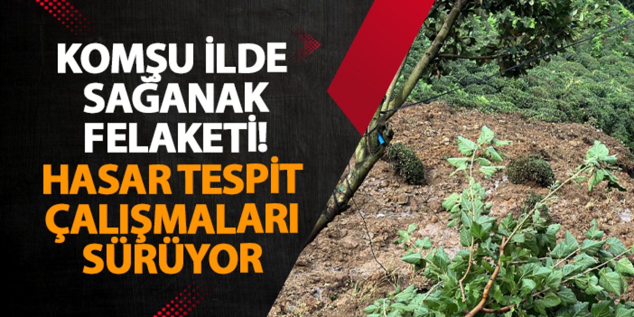 Rize’de sağanak felaketi! Hasar tespit çalışmaları sürüyor