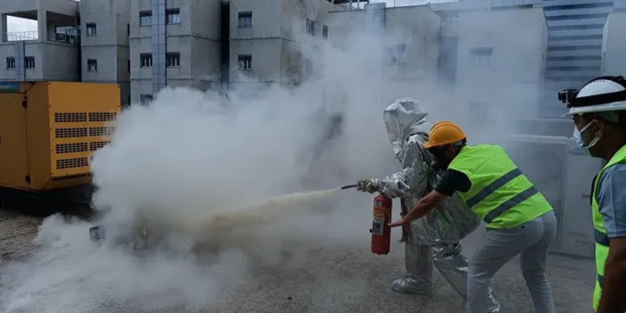 Samsun’da sağlık çalışanlarından tatbikat