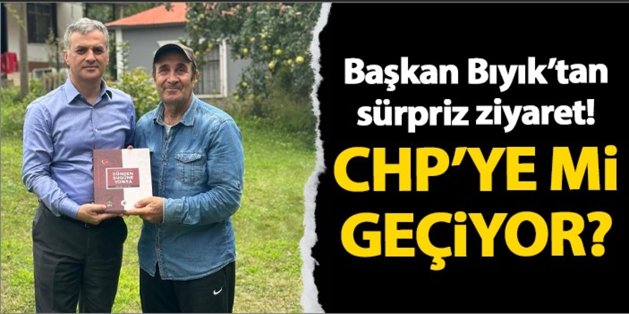 Yomra Belediye Başkanı Mustafa Bıyık’tan sürpriz ziyaret! İddiaların önünü kesti