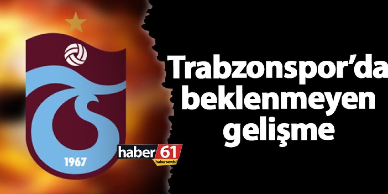 Trabzonspor'da beklenmeyen gelişme! O isim sıcak bakmadı