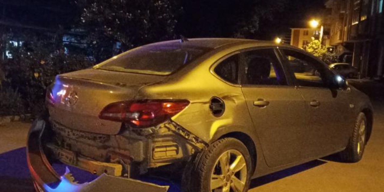 Samsun'da otomobil ve motosiklet çarpıştı! 1 yaralı