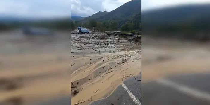 Zonguldak'ta şiddetli yağış hayatı olumsuz etkiledi!