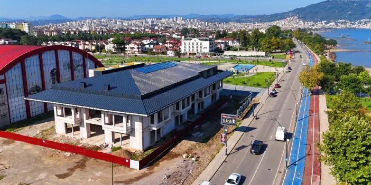 Ordu’da Gençlik Kütüphanesi’nde kaba inşaat tamamlandı