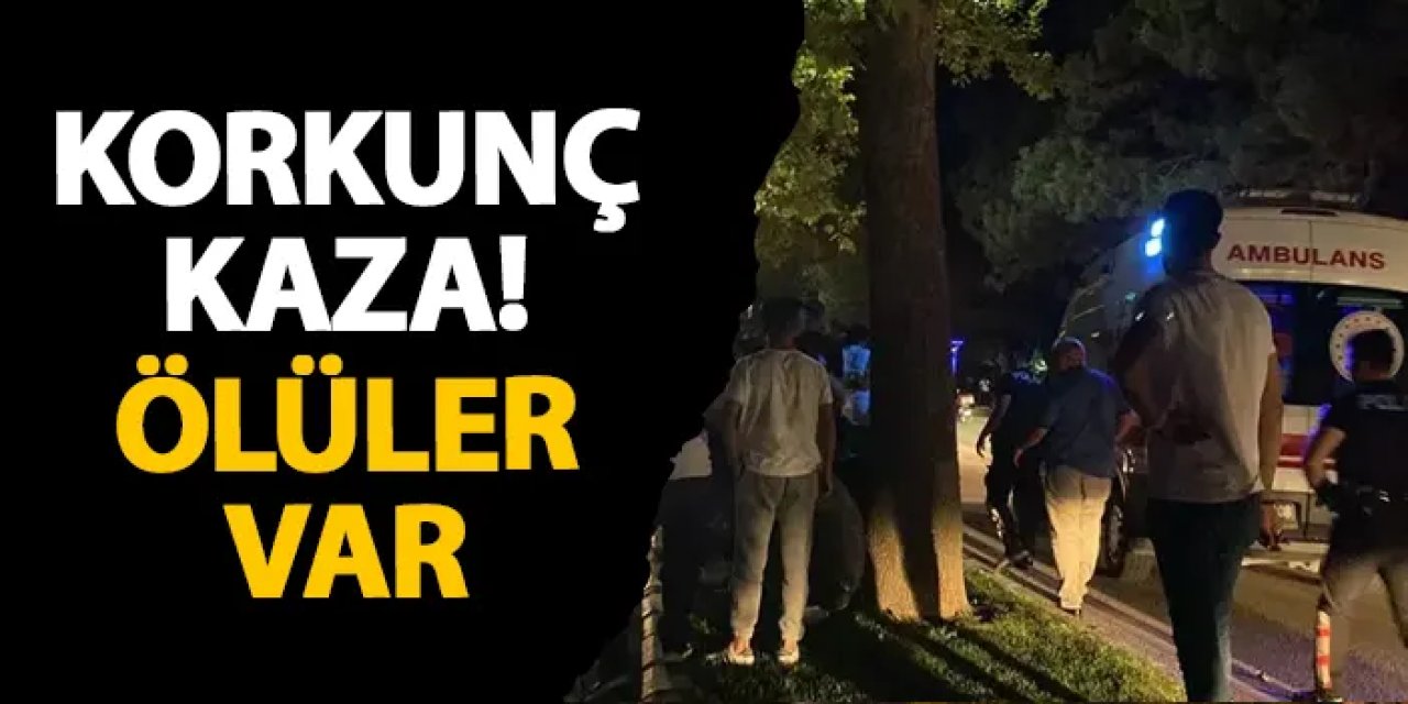 Elazığ’da korkunç kaza! Ölüler var