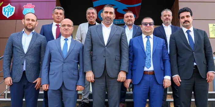 Trabzon Bölge Adliyesi Mahkeme hakimleri Trabzonspor'u ziyaret etti!