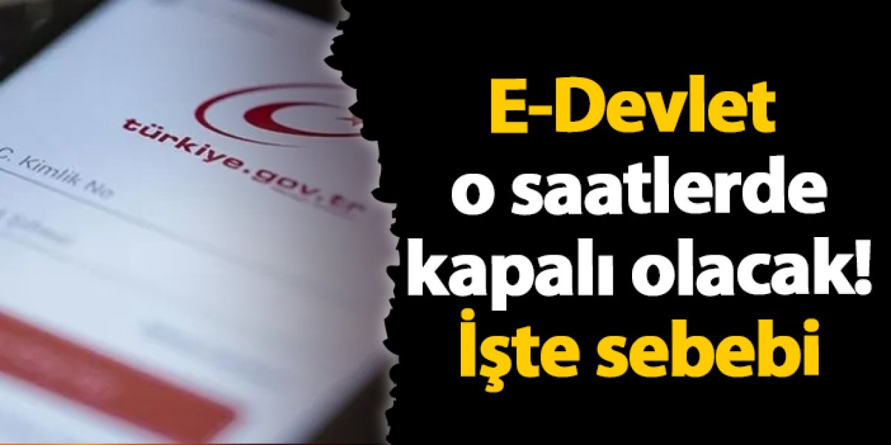 E-Devlet'e Neden Giremiyorum? Ne Zaman Açılacak?