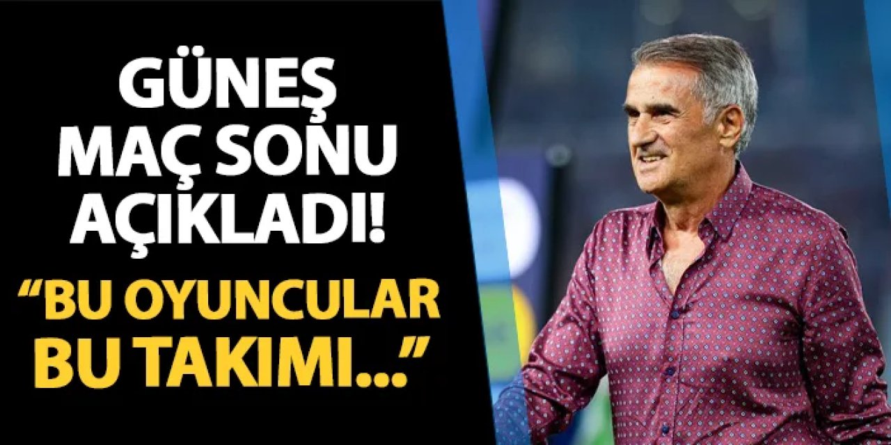 Trabzonspor'da Güneş maç sonu açıkladı! "Bu oyuncular bu takımı..."