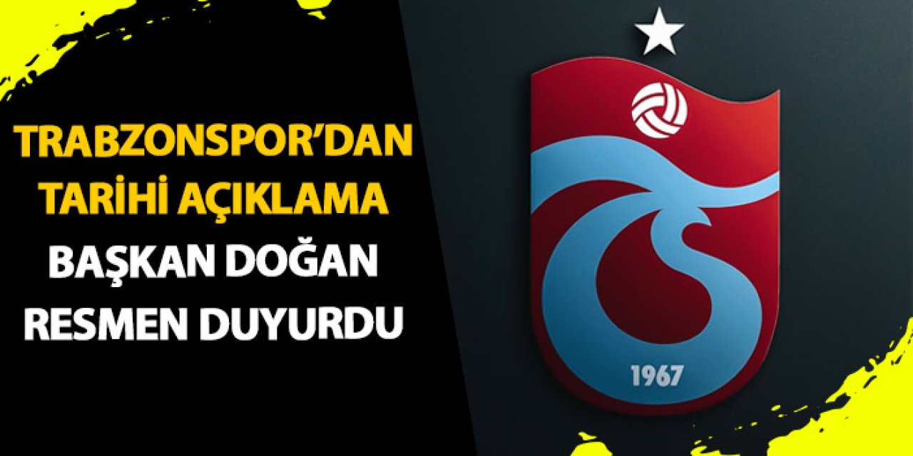 Trabzonspor'da flaş açıklama "Bankalar Birliği'nden bu ay çıkıyoruz"