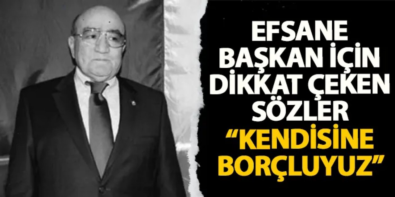 Trabzonspor camiasının önemli isminden efsane başkan Şamil Ekinci sözleri! "Kendisine borçluyuz"