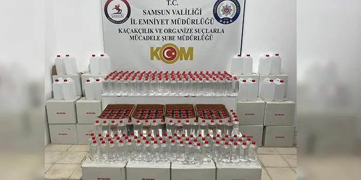 Samsun'da kaçakçılık operasyonunda büyük vurgun! 1 ton yakalandı