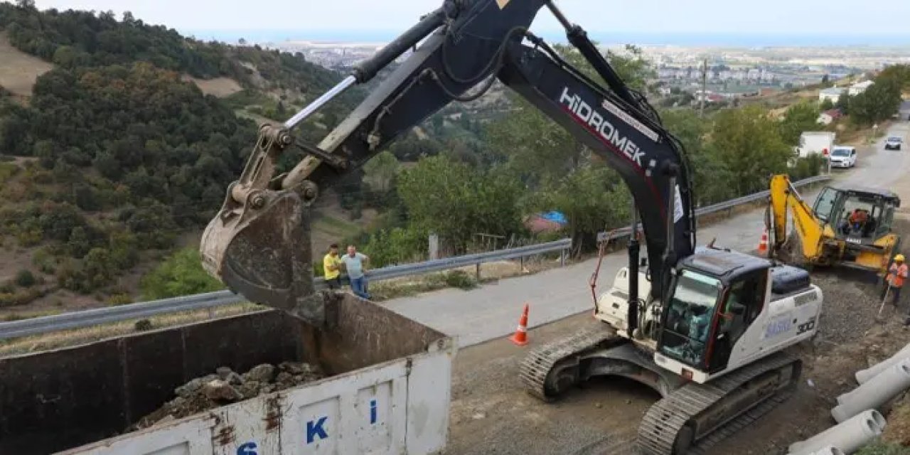 Samsun’da 3 ilçeye atık su hattı