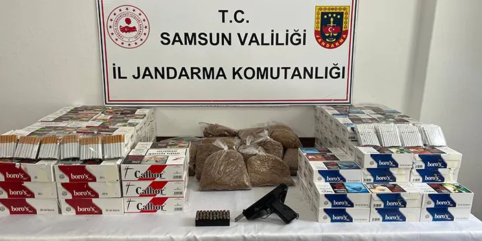 Samsunda kaçakçılık operasyonu çok sayıda mal ele geçirildi!