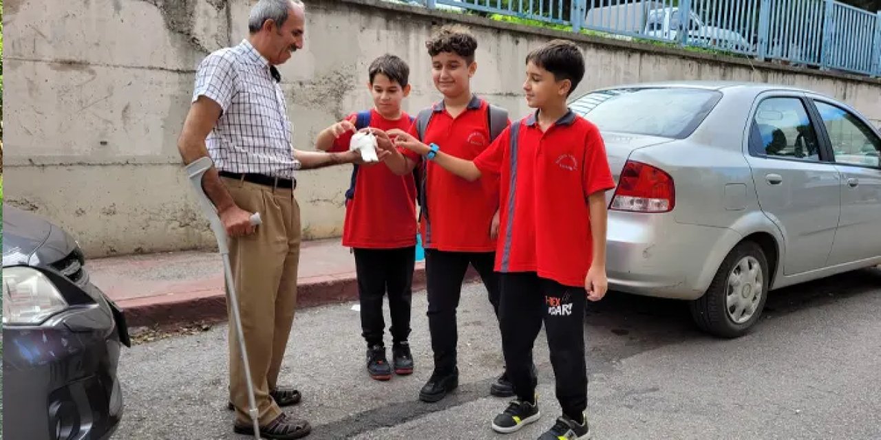 Samsun'da bir kişi ile güvercinin dostluğu: 'Bana da iyi geliyor ona da'!