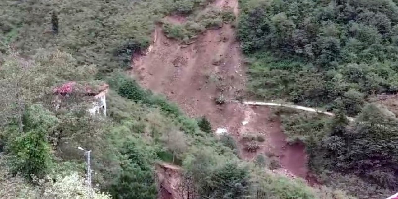 Trabzon'da o ilçede heyelan tehditi! Evler boşaltıldı