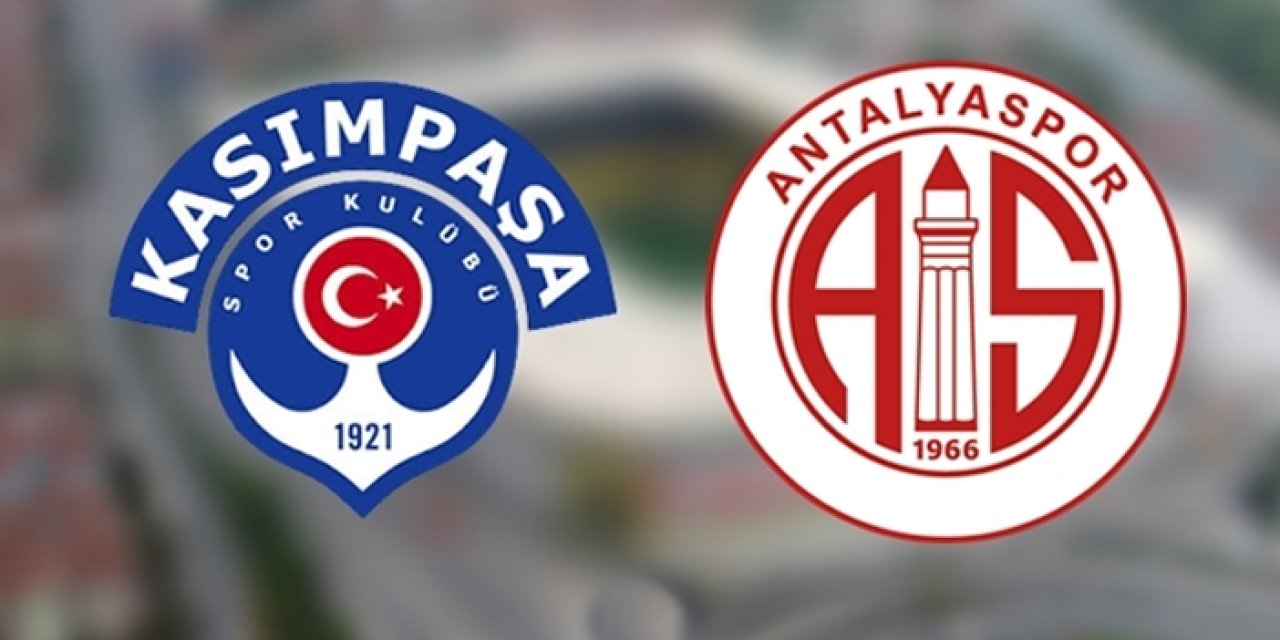 Kasımpaşa - Antalyaspor maçı izle: Ne zaman, hangi kanalda? Maç kadrosu, ilk 11'ler