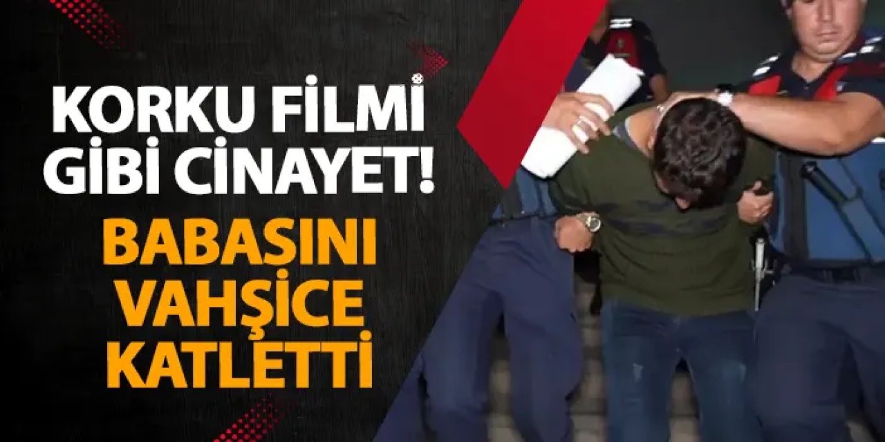 Edirne’de korku filmi gibi cinayet! Babasını vahşice katletti