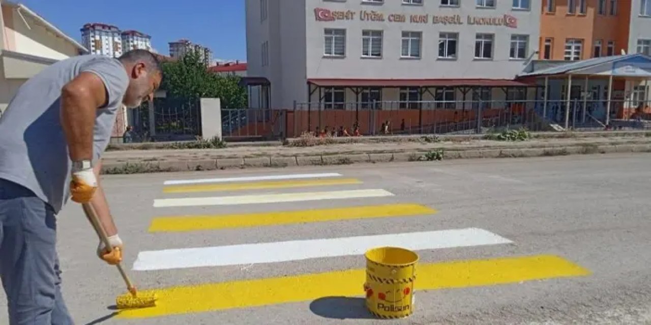 Bayburt’ta yaya geçitleri yenilendi!