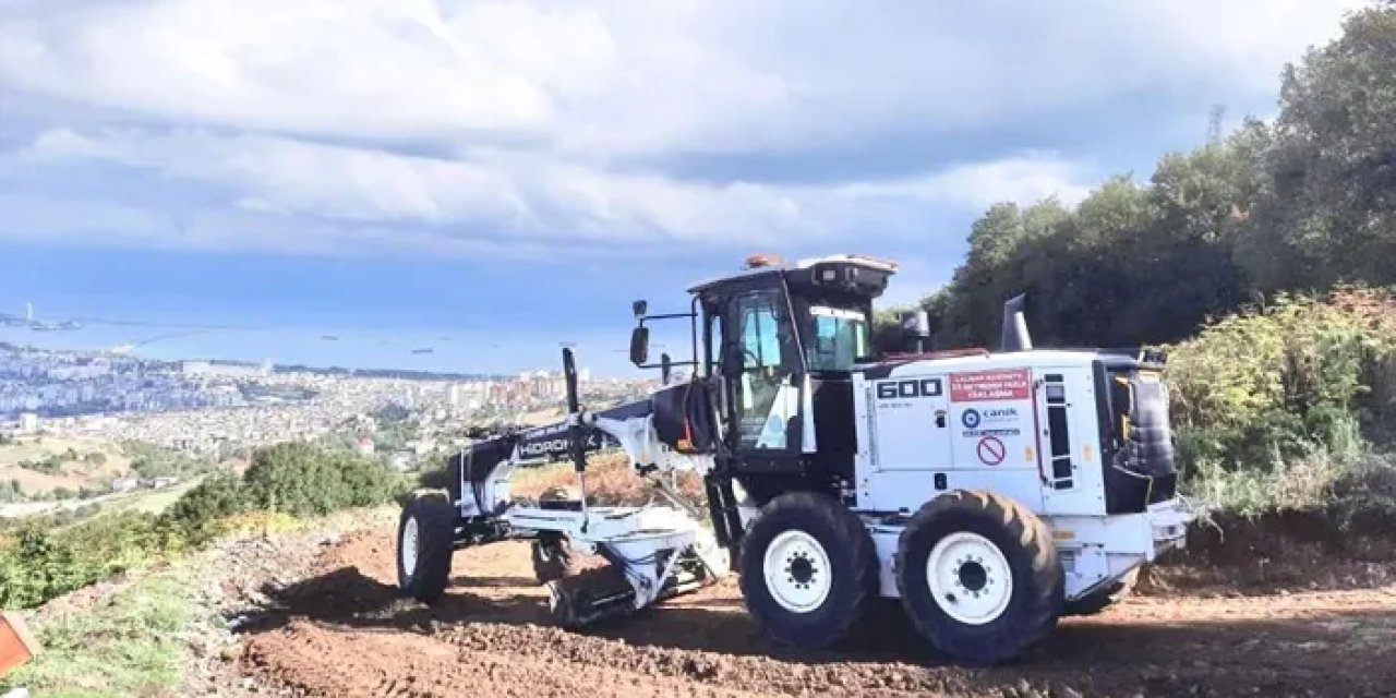 Samsun’da kırsal yollar genişletiliyor