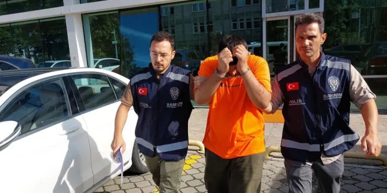 Samsun’da hamile eşini darp eden koca tutuklandı