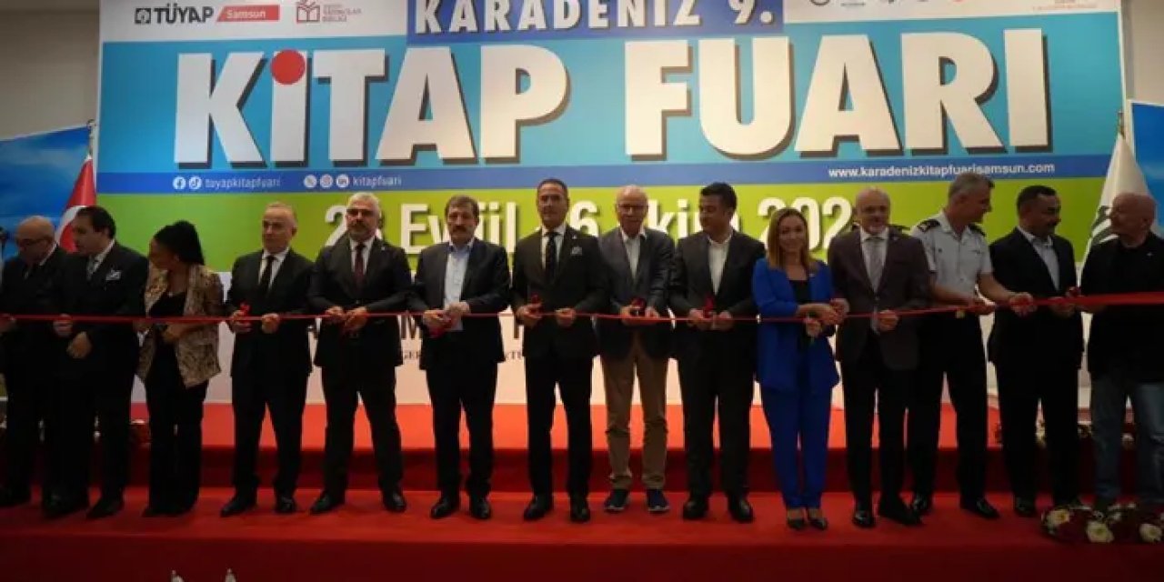 Samsun’da 9. Karadeniz Kitap Fuarı açıldı