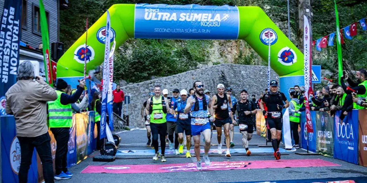 Trabzon'da "Ultra Sümela Trail" heyecanı yaşandı