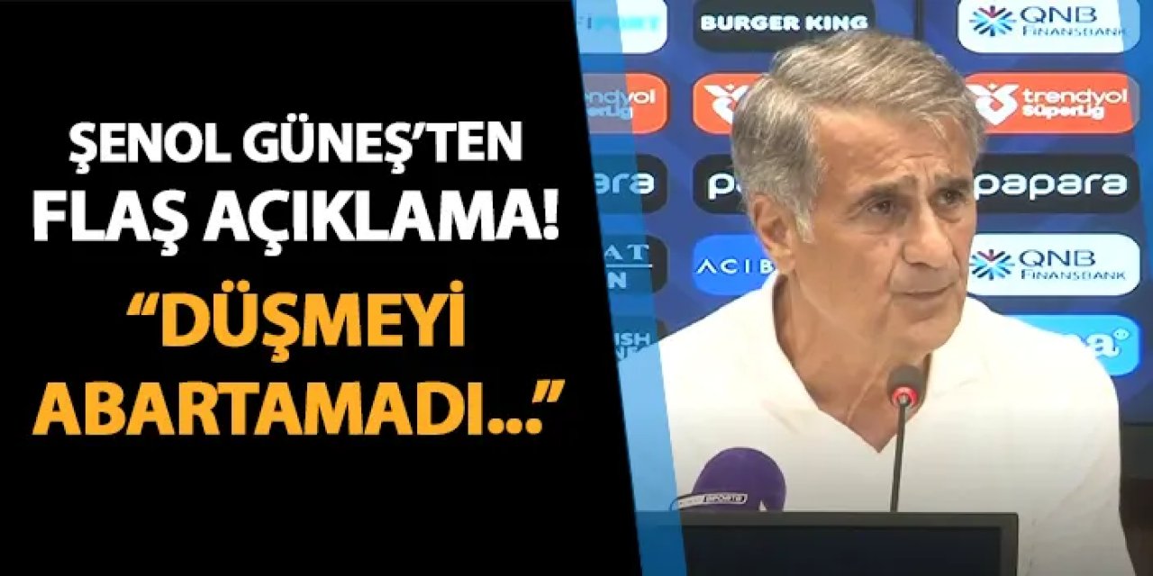 Şenol Güneş Ozan Tufan için konuştu! "İtmeyi abartamadı..."